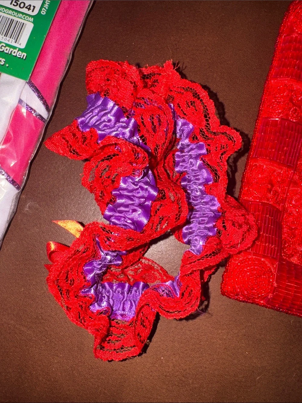 Red Hat Society banner bag
